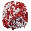 Kunststoffkette 6 mm rot/weiss, VE 30 m