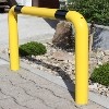 Rammschutzbügel Ø 76 mm, ortsfest zum Einbetonieren