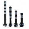 Flexibler Absperrpfosten "Flexipfosten" Ø 80 mm, schwarz, überfahrbar