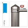 Fahnenmast -MD- Ø 70 mm, aus Aluminium, mit Drehkopfausleger nicht hissbar