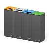 Abfall-Trennsystem FLEXIPOLE, 65 oder 80 Liter