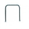 Absperrbügel/Anlehnbügel aus Stahl Ø 48 mm, zum Aufdübeln, ohne Querholm, Höhe: 1 m
